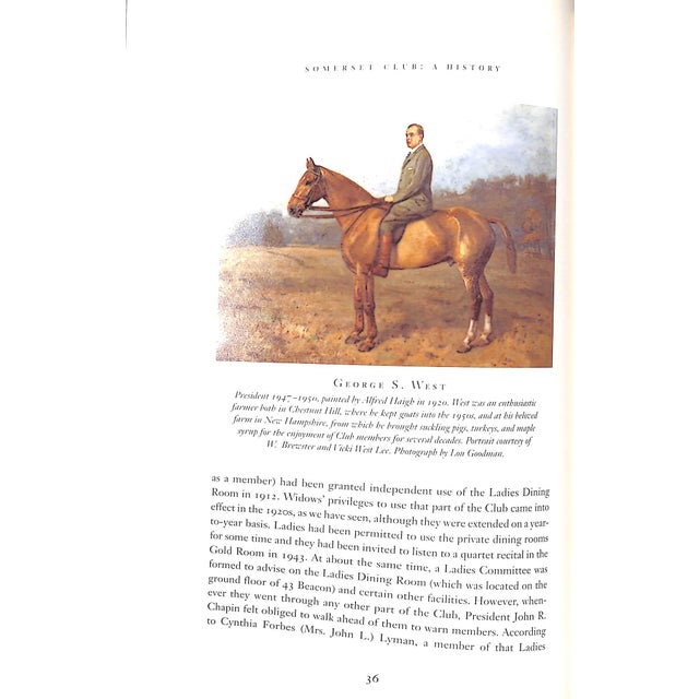 "Somerset Club a History 1852-2002" 2002 Schmid, Paul A. III For Sale - Image 15 of 18