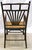 Black 1950s Burnt Bamboo Cane Seat Dining Chairs- Set of 4 For Sale - Image 8 of 18