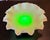 Art Nouveau Fenton Uranium Custard Persian Medallion Bowl For Sale - Image 3 of 12