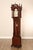 Late 20th Century Sligh John Goddard Cherry Newport Tall Cased Grandfather Clock For Sale - Image 5 of 18