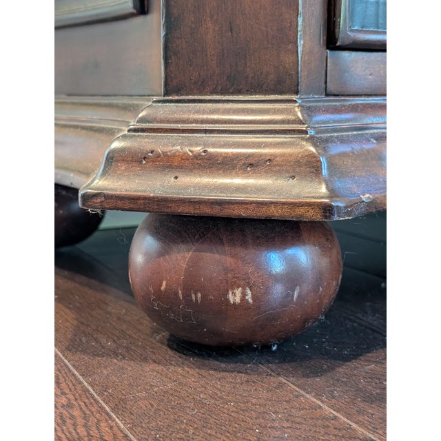 Ethan Allen "Lucca" Serpentine Chest of Drawers For Sale In Los Angeles - Image 6 of 7