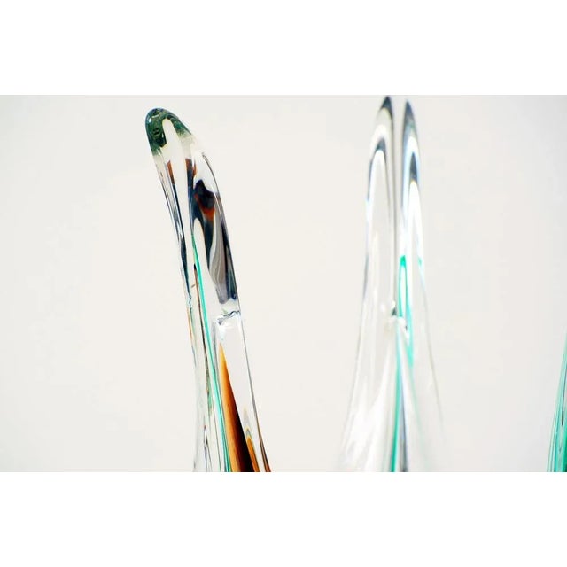 Brown Decorative Bowl by Max Verboeket for Krystalunie Maastricht, 1950s For Sale - Image 8 of 11