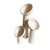 1990s Modern Textured Ceramic Holders | Air Plant Candle Stands For Sale - Image 5 of 6