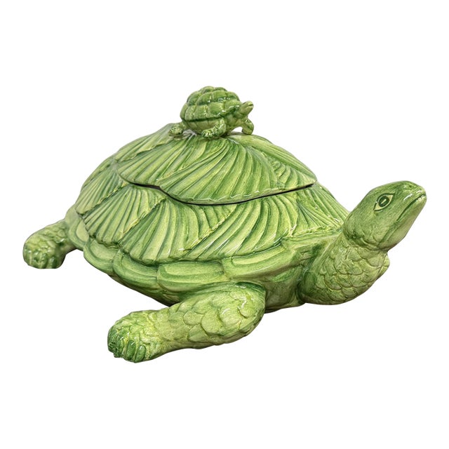 Ceramiche d'Arte San Marco Nove, Vincenza Turle Tureen, Stamped For Sale