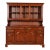 Henkel Harris American Colonial Solid Cherry Wood Breakfront or Sideboard Buffet With Hutch Top, 1977 For Sale