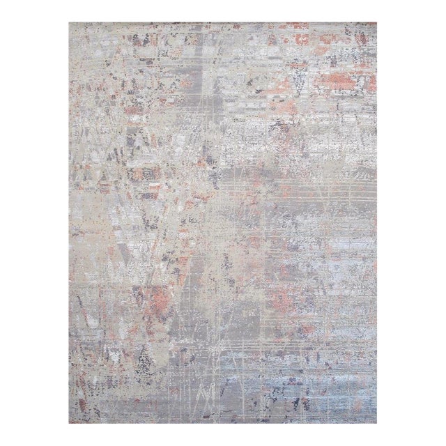 Pasargad Home Modern Beige Area Rug-9' 1'' X 12' 3'' For Sale
