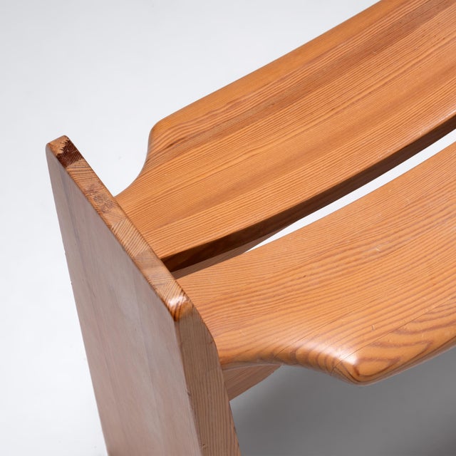 1970s Set of Pine Jonte Stools by Gilbert Marklund for Furusnickarn Ab, 1970s For Sale - Image 5 of 7