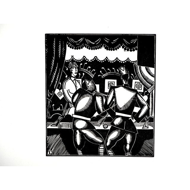 Jean-Emile Laboureur, Shooting Range at the Fair, Original Engraving For Sale - Image 3 of 6