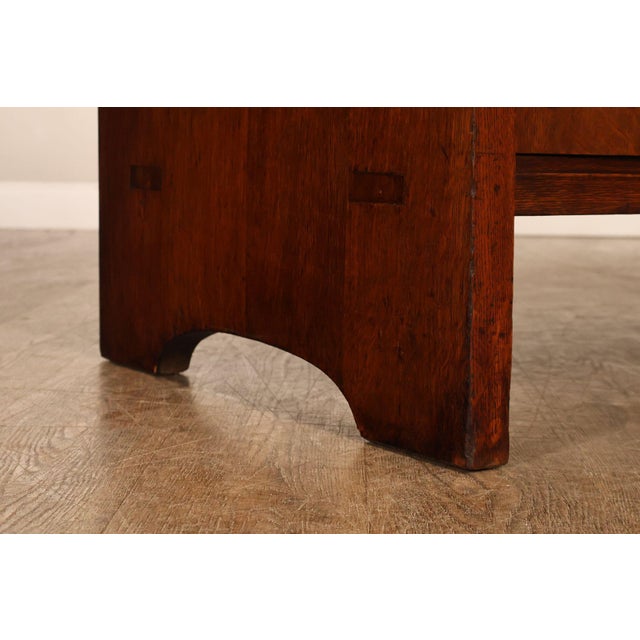 Early Gustav Stickley Arts And Crafts Oak Sideboard Buffet For Sale - Image 16 of 18