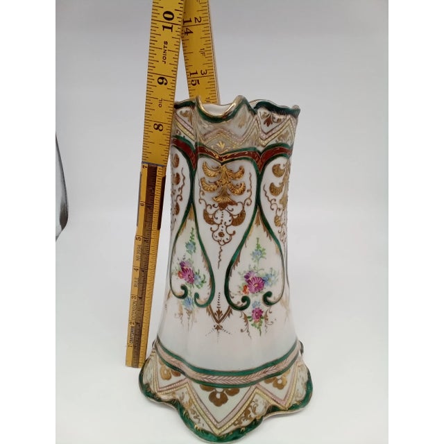 Gold Antique Hand Painted Japanese Tea/Chocolate Pot For Sale - Image 8 of 10