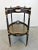 Regency Style serving Cart, Black and golf finish with cornucopias, and other stencil decorated accents, both serving...