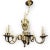 1900s Caldwell Silver Plated Chandelier For Sale - Image 9 of 9