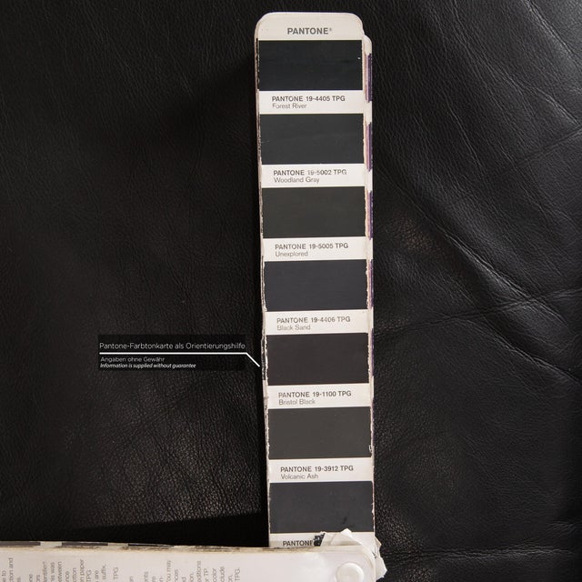 Alanda Two Seater Black Leather Sofa by Paolo Piva for B&b Italia / C&b Italia For Sale - Image 6 of 17