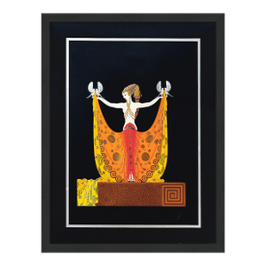 Erté, Venus (Large Hand Signed Foil Stamped Embossed Serigraph), 1986