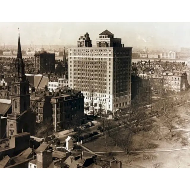 Mid-Century Modern Mid Century 1970's Sepia Tone - Boston Ritz Carlton Hotel in 1929, Signed For Sale - Image 3 of 6