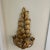 French Vintage Gold Gilded Leaf Three Arm Sconce For Sale - Image 3 of 4