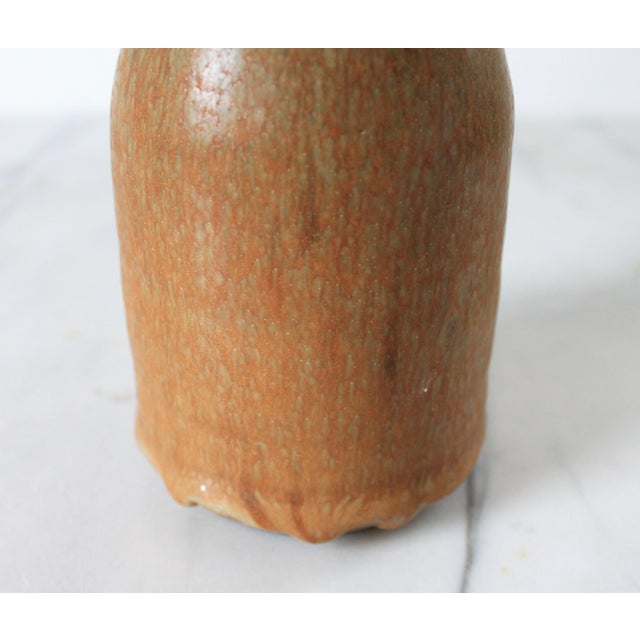 Ceramic Vintage Studio Art Pottery Vase For Sale - Image 7 of 8