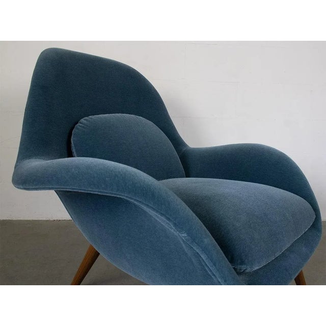 Set of Swoon Lounge Chair and Ottoman by Space Copenhagen for Fredericia, 2021 For Sale - Image 6 of 14
