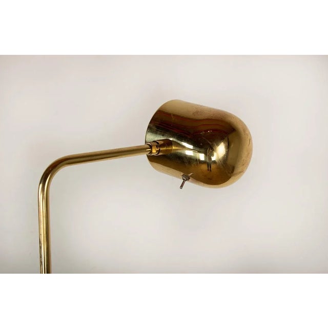 Swedish Brass Floor Lamp from Bergboms, 1960s For Sale - Image 11 of 13