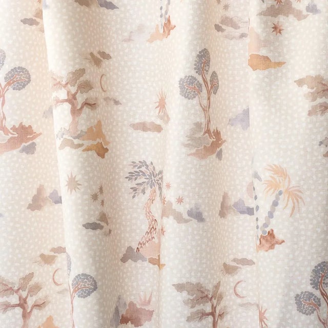 Happy Menocal Sample - Schumacher x Happy Menocal Valetta Fabric In Moonstone For Sale - Image 4 of 5