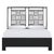 Finn Standard Bed Queen - Black For Sale - Image 12 of 12