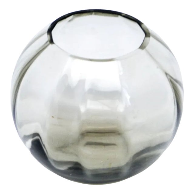 Art Deco Vase from Niemen Glassworks, Poland, 1930s For Sale