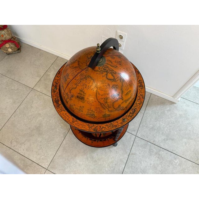 Vintage Globe Bar Cabinet, 1980s For Sale - Image 6 of 14
