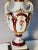 Pair of Antique French Handpainted Porcelain Lamps on Bronze Bases For Sale - Image 4 of 6