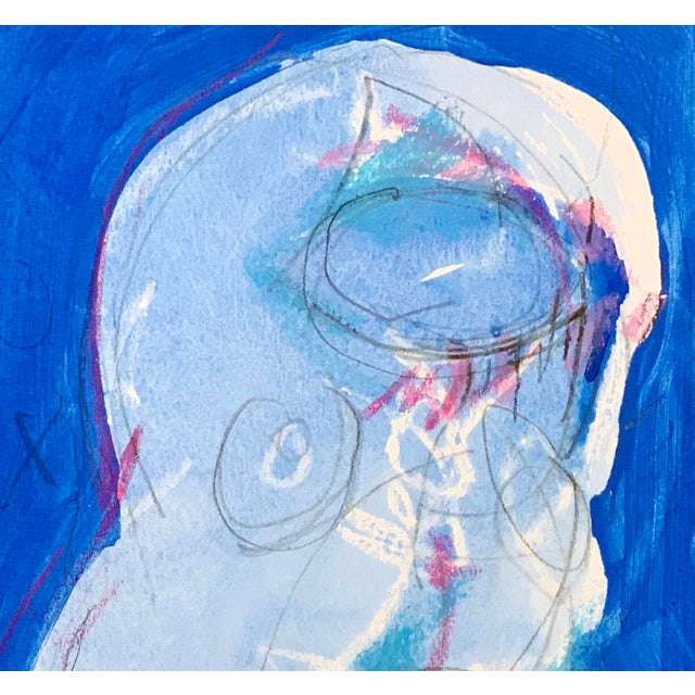 Contemporary Enfold Ii, Figurative Drawing 9 by 6 Inches For Sale - Image 3 of 4