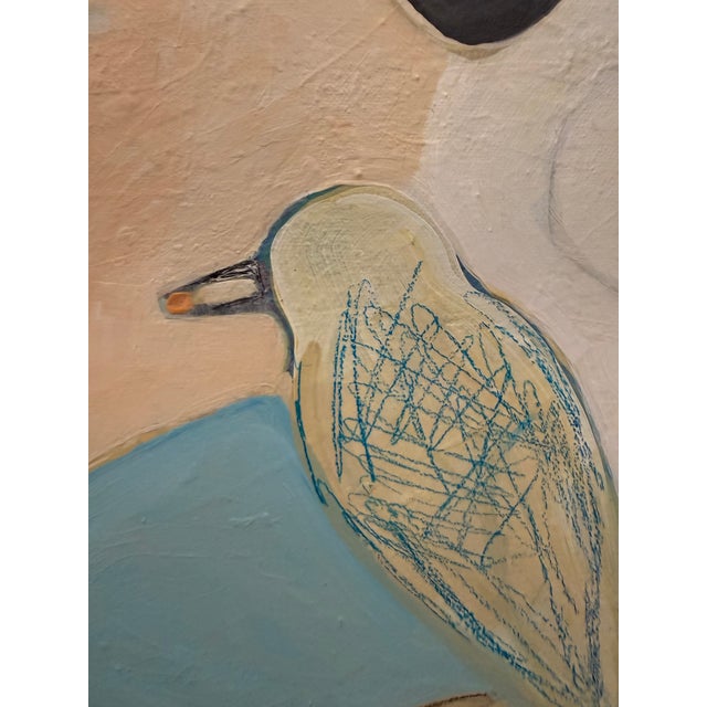 2020s “Hiking Companions” a Bird Painting by LWren Walraven For Sale - Image 5 of 12