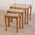Vintage Nesting Tables in Viennese Wicker, Set of 3 For Sale - Image 4 of 13