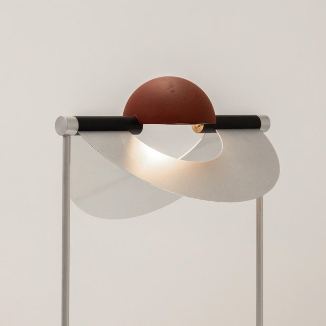 Postmodern Tondo Table Lamp by Ann Maes for Scopelight, 1980s For Sale - Image 9 of 14