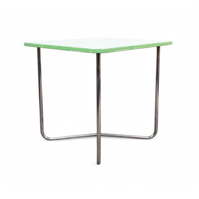 1930s Bauhaus Tubular Steel Dining Table by Petr Vichr, 1930s For Sale - Image 5 of 10