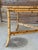 Vintage Organic Modern Rattan Dining Table With Glass Top For Sale - Image 10 of 12