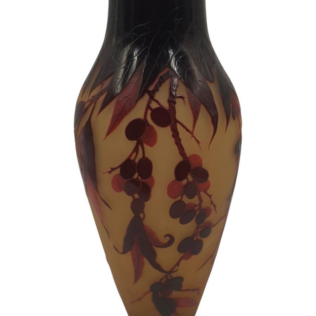 Maker: D'Argental / Paul Nicolas (Verrerie de Saint-Louis, France)Period: Art Nouveau (Circa 1910–1920)Material: Multi-...