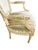 Vintage Neoclassical Striped Seat Armchair For Sale - Image 15 of 15