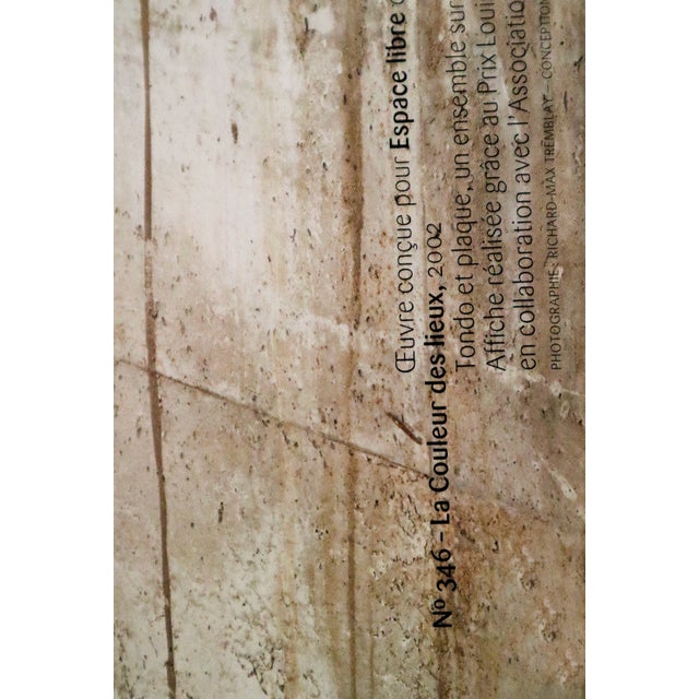 2002 Canadian Exhibition Poster - Espace Libre « La Couleur Des Lieux » by Guy Pellerin For Sale - Image 4 of 4