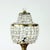 Metal Brass & Crystal Table Lamp from Osvetľovacie Sklo, Czechoslovakia, 1970s For Sale - Image 7 of 11