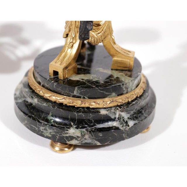 Antique French Empire Gilt Bronze Two-Light Candelabra, 1820, Set of 2 For Sale - Image 12 of 18