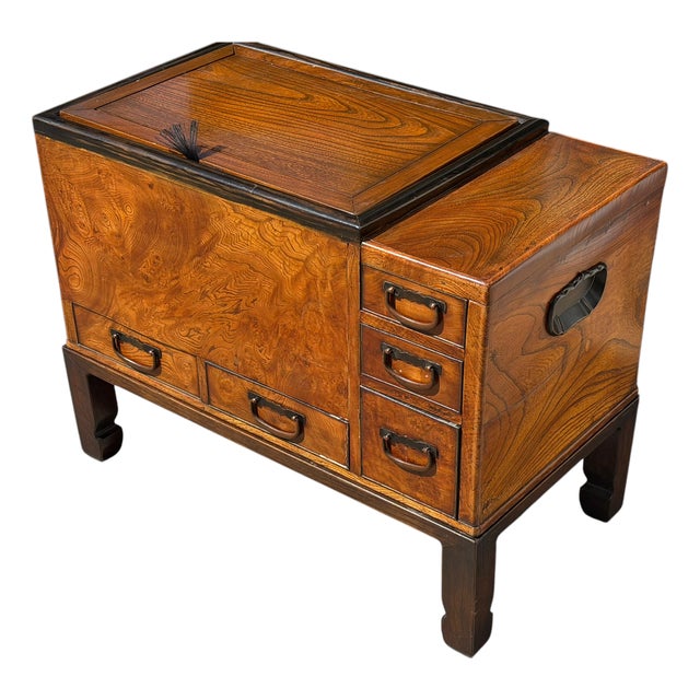 Antique Japanese Hibachi Side Table For Sale