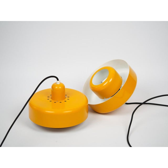 Vintage Gogo Pendant Lamps from Vitrika, 1970s, Set of 2 For Sale - Image 6 of 12