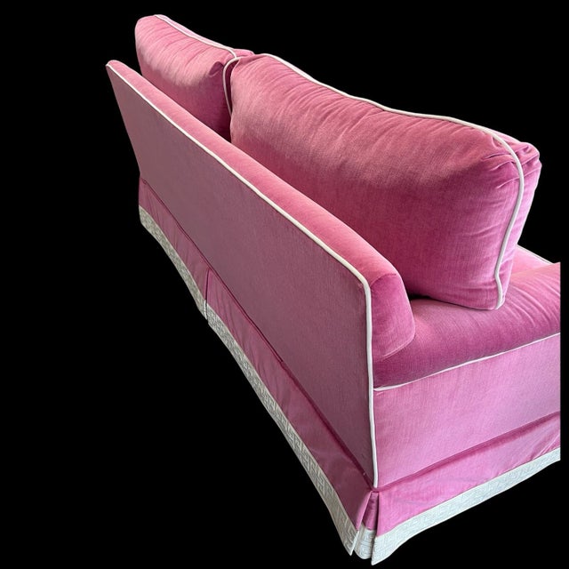 Century Furniture Custom Upholstered Century Brand Sofa For Sale - Image 4 of 6
