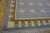 1930s Blue Gray Diamond Antique Indian Cotton Dhurrie Carpet Flatweave Large Rug For Sale - Image 14 of 17