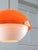 Space Age Italian Orange Acrylic Glass Pendant Lamp, 1970s For Sale - Image 6 of 18
