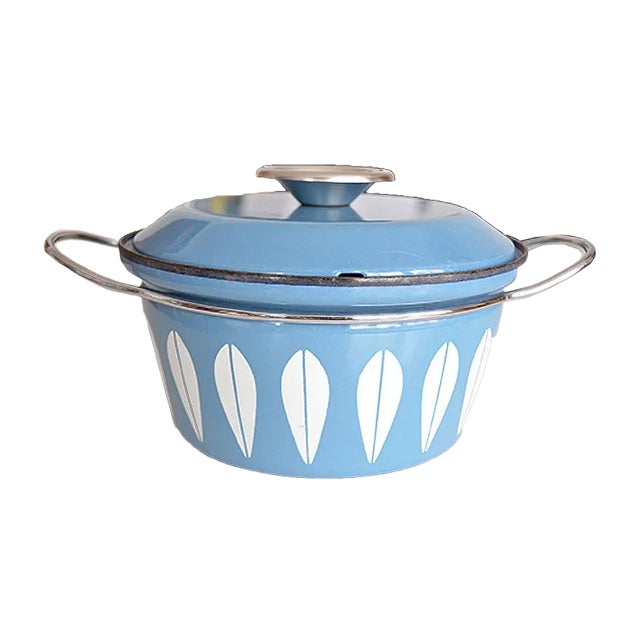 Norway Enamel Pot from Cathrineholm, 1960s For Sale