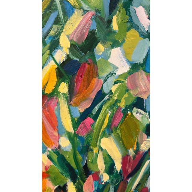 In full bloom Oil on canvas by Chicago artist Tiffany Stronsky