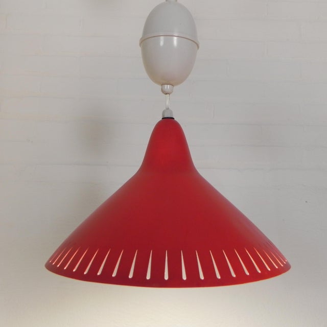 1950s Pendant Lamp by H. Busquet for Hala, 1950s For Sale - Image 5 of 14