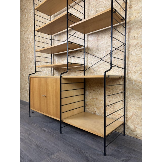 Mid-Century Ash Shelf Wall Unit from WHB Germany, 1960s For Sale - Image 14 of 18