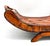 Brown Vintage Handcrafted Bent Bamboo Display Tray on Stand – Organic Modern / Tropical For Sale - Image 8 of 13