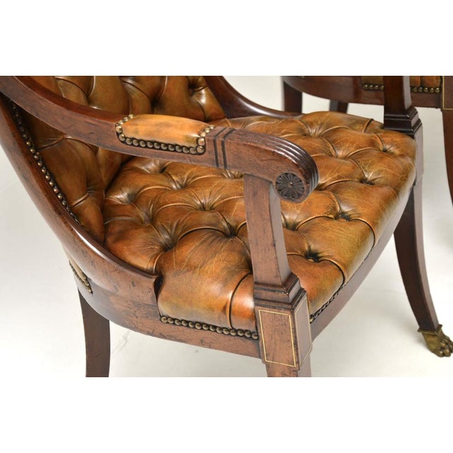 Antique Regency Armchairs, 1815, Set of 2 For Sale - Image 14 of 16